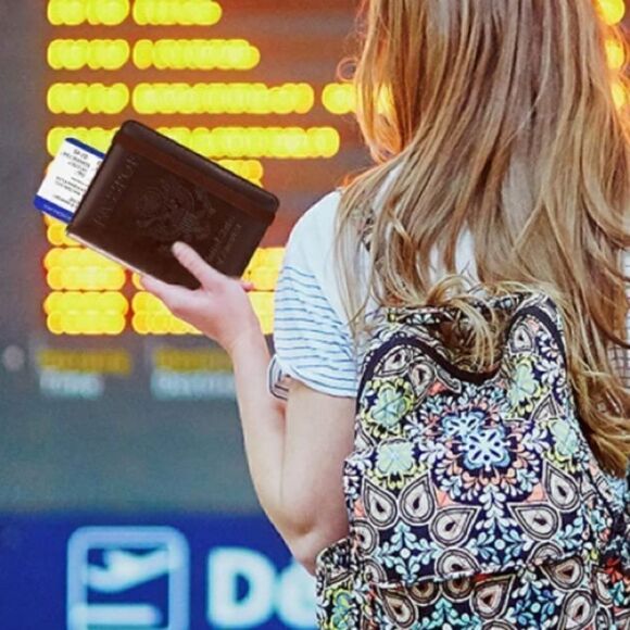 Leather Passport Cover  - Picture 1 of 5